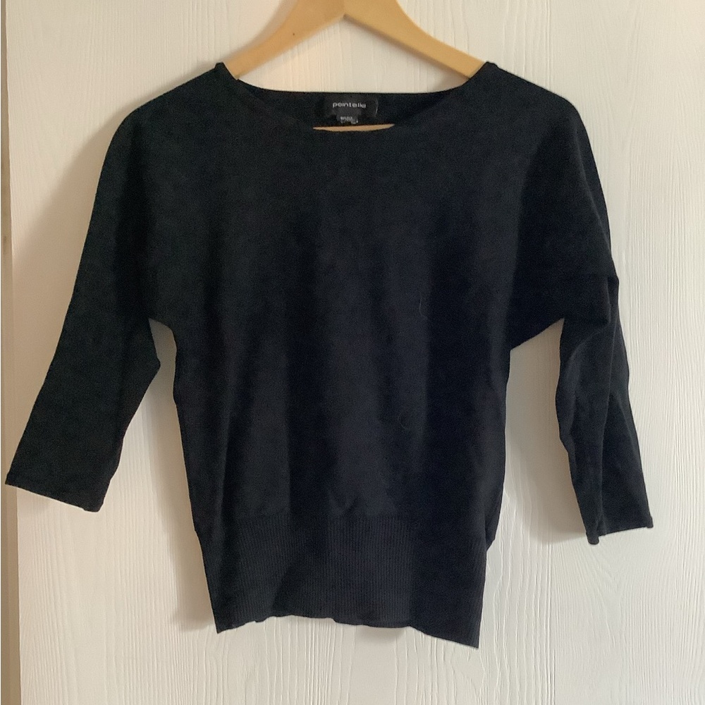 Black Sweater by Pointelle